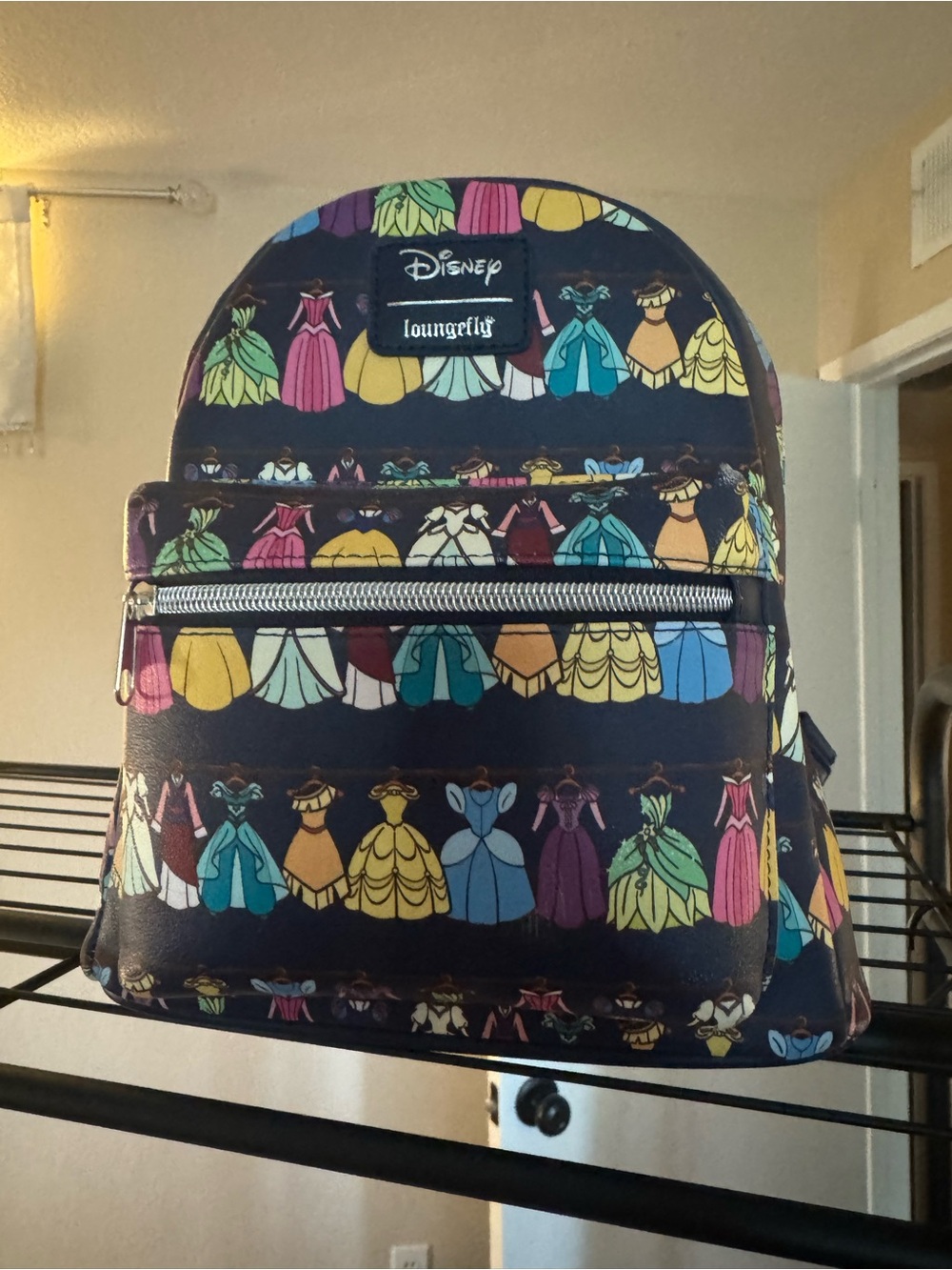 Disney x Loungefly Multicolor Princess Dress Mini Backpack